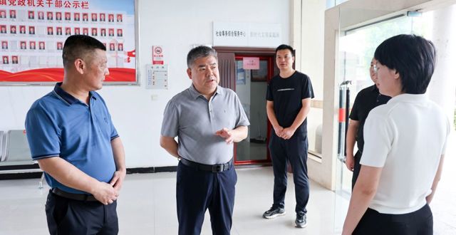 胡晓明调研防汛备汛、乡镇综治中心规范化建设及实体运行工作情况