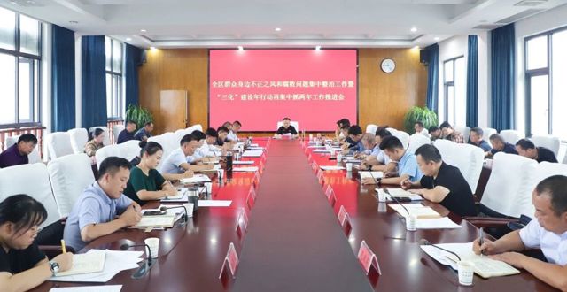 全区群众身边不正之风和腐败问题集中整治工作暨“三化”建设年行动再集中抓两年工作推进会召开